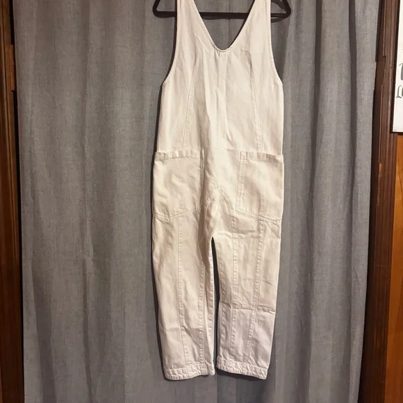 We The Free Women's Light white Overalls - Picture 3 of 11